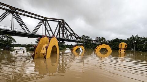Hà Nội: Rút lệnh báo động lũ sông Hồng, sông Đuống