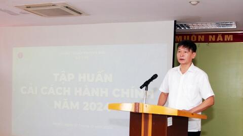 Tập huấn cải cách hành chính, đẩy mạnh ứng dụng công nghệ thông tin