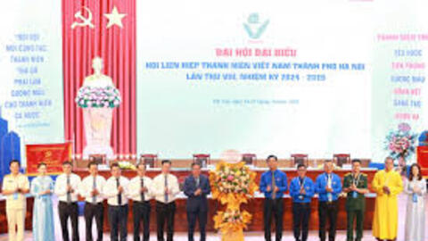 Tổ chức trọng thể Đại hội đại biểu Hội LHTN Việt Nam TP Hà Nội lần thứ VIII