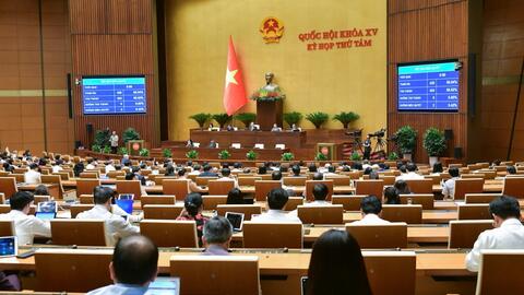 Quốc hội thông qua mục tiêu GDP năm 2025 khoảng 6,5 - 7,0%