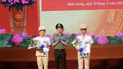 Bình Dương có 2 tân Phó Giám đốc Công an tỉnh