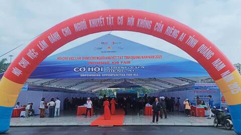 Quảng Nam tổ chức hội chợ việc làm đầu tiên cho người khuyết tật