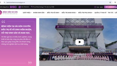 Vi phạm tại Bệnh viện Hỗ trợ sinh sản và Nam học Sài Gòn