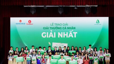 Những ý tưởng xanh đột phá vô địch “Gửi tương lai Xanh 2050”