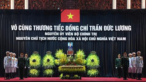 Tổ chức trọng thể Lễ viếng nguyên Chủ tịch nước Trần Đức Lương