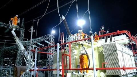 Hoàn thành sửa chữa MBA AT3 TBA Quảng Ninh sau 7 ngày