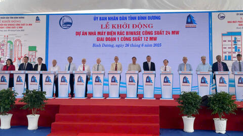 Xây dựng nhà máy đốt rác phát điện công suất 12MW tại Bình Dương