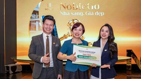 Sunshine Group livestream bất động sản, giảm giá 1 tỷ đồng và trích 500 triệu đồng/phiên làm thiện nguyện