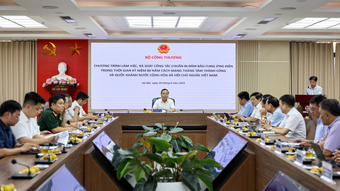 Rà soát công tác chuẩn bị đảm bảo cung ứng điện trong dịp đại lễ 2/9