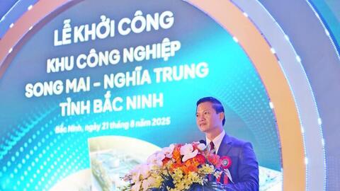 Bắc Ninh khởi công khu công nghiệp hơn 2.800 tỷ đồng
