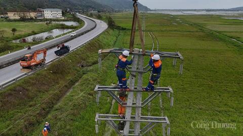 100% khách hàng bị ảnh hưởng bão số 5 được cấp điện trở lại ngày 29/8