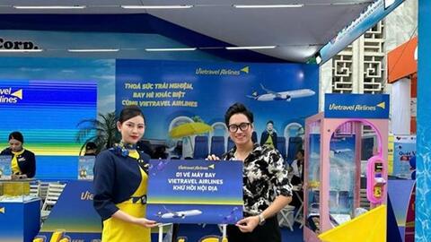 Vietravel Airlines mang tới những trải nghiệm đặc biệt gì tại Triển lãm thành tựu đất nước?