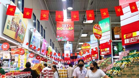 Doanh nghiệp tăng mạnh nguồn hàng phục vụ người dân dịp Quốc khánh