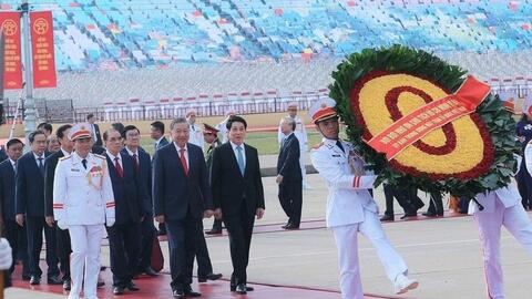 Lãnh đạo Đảng, Nhà nước vào Lăng viếng Chủ tịch Hồ Chí Minh dịp Quốc khánh