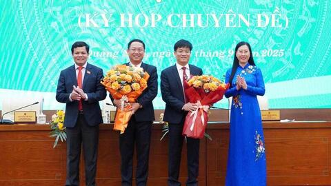 Quảng Ngãi có 2 tân Phó Chủ tịch UBND tỉnh