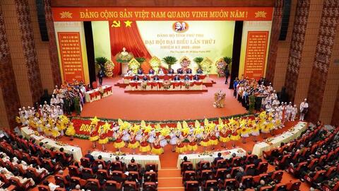 Chủ tịch nước Lương Cường dự Đại hội Đảng bộ tỉnh Phú Thọ lần I