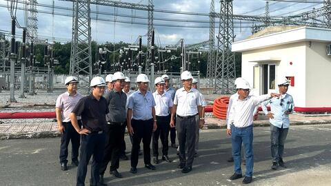 Đôn đốc tiến độ dự án nâng công suất trạm biến án 500kV Chơn Thành