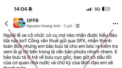 Giả mạo văn bản cơ quan thuế để lừa đảo doanh nghiệp và người dân