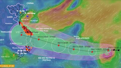 Bão Kalmaegi có thể đạt cấp siêu bão, đe dọa Philippines