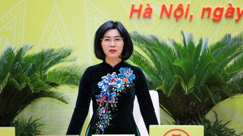 Đồng chí Phùng Thị Hồng Hà được bầu giữ chức Chủ tịch Hội đồng nhân dân TP Hà Nội