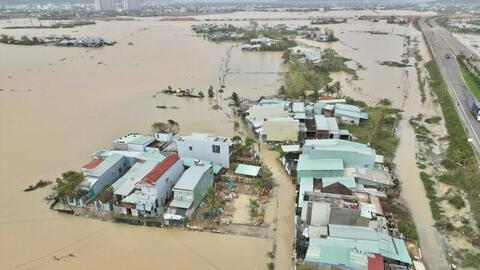 Gia Lai: Nhiều khu vực ngập trong nước