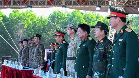 Việt Nam và Ấn Độ diễn tập tình huống tích hợp trên thực địa về gìn giữ hòa bình