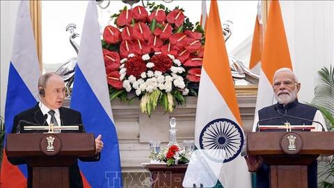 Ấn Độ và Nga củng cố quan hệ đối tác chiến lược đặc biệt và đặc quyền