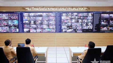 Ứng dụng camera AI “phạt nguội” đảm bảo trật tự đô thị