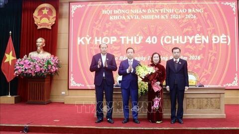 Đồng chí Hà Nhật Lệ được bầu giữ chức Phó chủ tịch UBND tỉnh Cao Bằng