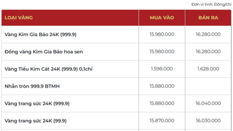 Giá vàng hôm nay 18/01/2026: Neo ở ngưỡng cao