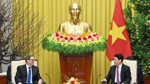 Chủ tịch nước Lương Cường tiếp Đặc phái viên Đảng, Nhà nước Cuba, Bộ trưởng Ngoại giao Cuba
