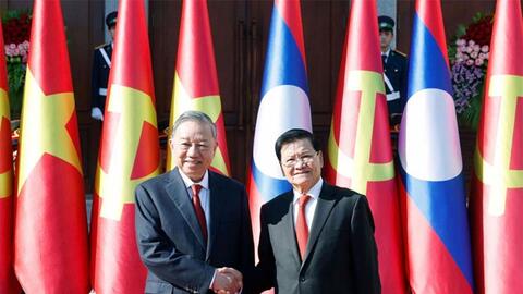 Tổng Bí thư Tô Lâm chứng kiến Lễ trao các văn kiện hợp tác Việt Nam – Lào