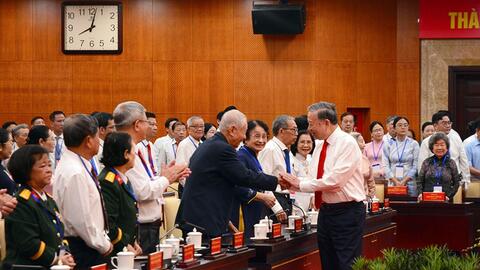 Tổng Bí thư Tô Lâm chúc Tết Đảng bộ, chính quyền, nhân dân TP Hồ Chí Minh