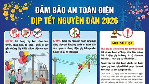 Cẩn trọng bóng bay, cánh diều làm mất an toàn hệ thống điện