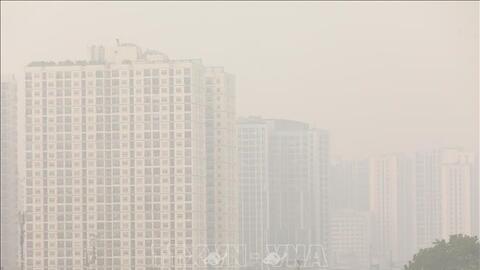 Chỉ số ô nhiễm không khí ở Hà Nội ở mức xấu