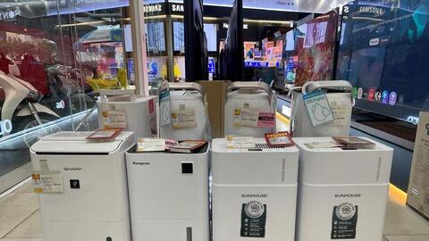 Thị trường máy hút ẩm vào mùa cao điểm