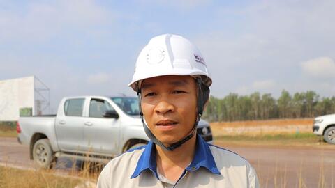 Sôi nổi khí thế thi đua trên công trường Thủy điện Trị An mở rộng