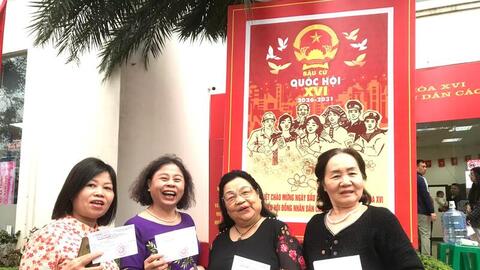 Hà Nội: Cử tri phấn khởi, tin tưởng lựa chọn được đại biểu xứng đáng
