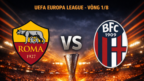 Roma sụp đổ phút cuối hiệp phụ, Bologna vào tứ kết kịch tính