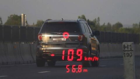 Thông báo phạt nguội tới 458 chủ phương tiện vi phạm trên cao tốc