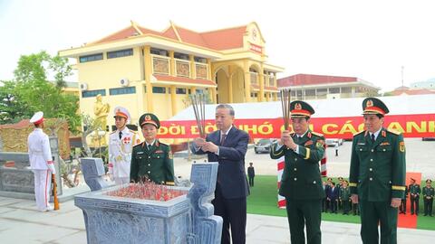 Tổng Bí thư, Chủ tịch nước Tô Lâm dự Lễ đón nhận danh hiệu Anh hùng LLVT nhân dân của Quân khu 3