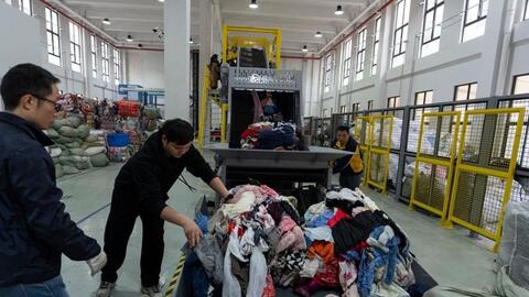 Cỗ máy AI giúp ngành tái chế dệt may tăng tốc