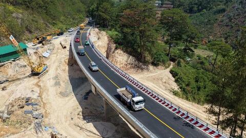 Cầu cạn trên đèo Mimosa Đà Lạt chính thức thông xe