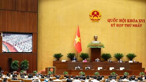 Sáng nay (24-4), Quốc hội biểu quyết thông qua nhiều dự án luật, nghị quyết và bế mạc Kỳ họp thứ nhất