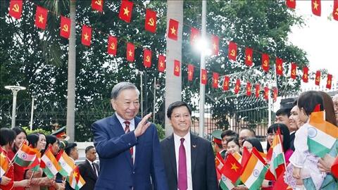 Dư luận Ấn Độ đánh giá cao chuyến thăm của Tổng Bí thư, Chủ tịch nước Tô Lâm