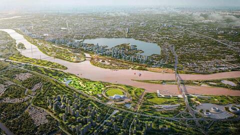 Hà Nội thông qua siêu dự án 736.000 tỷ đồng dọc sông Hồng