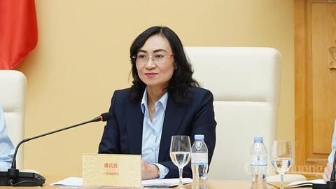 Thứ trưởng Phan Thị Thắng tiếp và làm việc với đoàn doanh nghiệp Trung Quốc