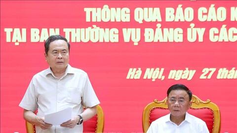 Hội nghị thông qua dự thảo Báo cáo kết quả kiểm tra tại Ban Thường vụ Đảng ủy các cơ quan Đảng Trung ương