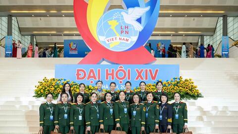 Đại hội đại biểu Phụ nữ toàn quốc lần thứ XIV khai mạc phiên thứ nhất