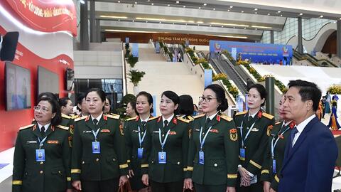 Đại hội đại biểu Phụ nữ toàn quốc lần thứ XIV: Tỏa sáng hình ảnh nữ quân nhân Việt Nam